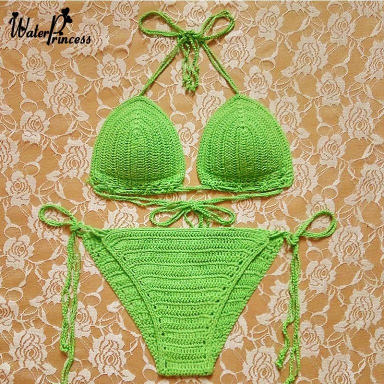 2020 New White Bikinis Handmade Crochet Bikini Set Sexy Women Swimwea ...