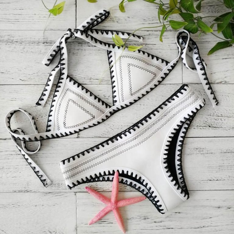 White Crochet Bikini Set Crochet Bikini Set