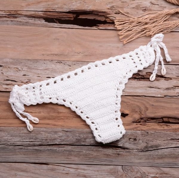 White Crochet Bathing Suit - 2024